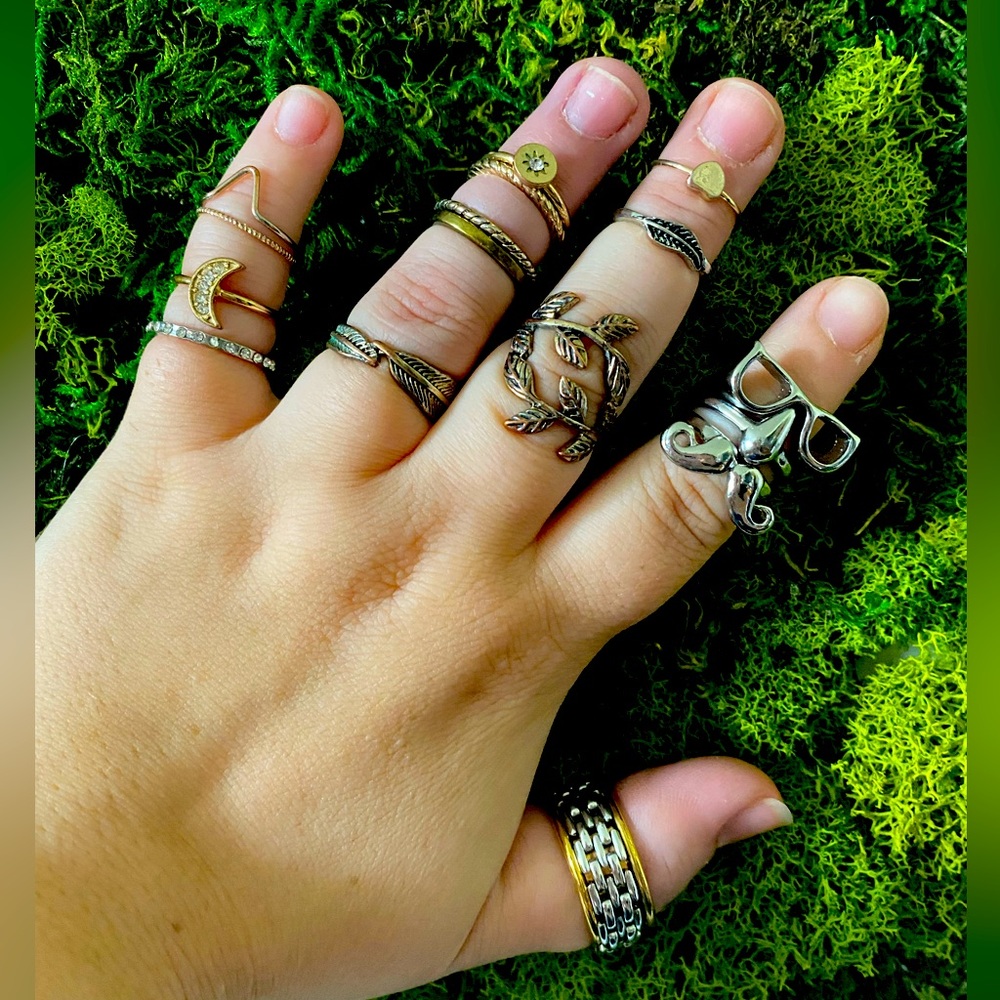 Assorted Bundle of 16 Rings